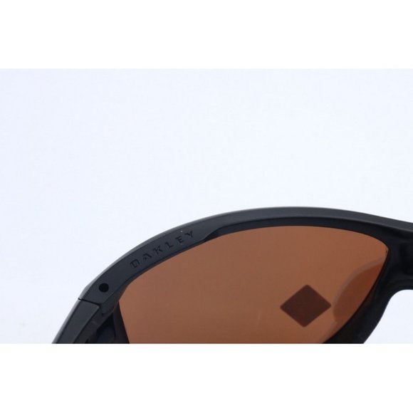 Oakley Cranksharft OO9416-2664 Matte Wrap Black Sunglasses Gold PRIZM Polarized - Picture 7 of 10